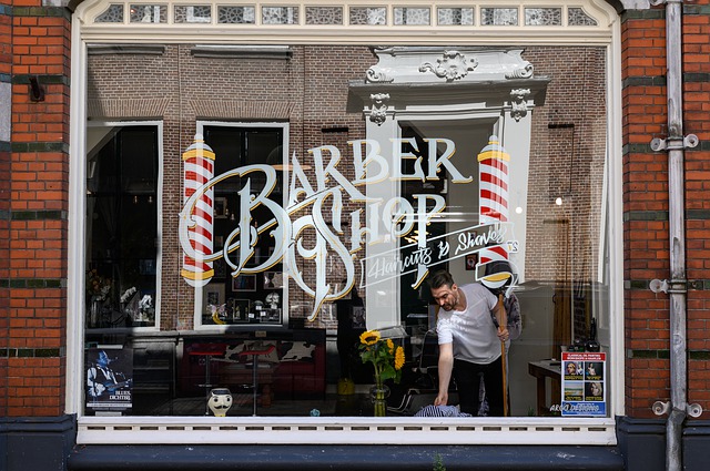 barbershop výloha
